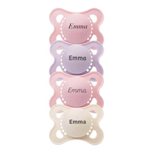 MAM Personalized Pacifier 4 Pack — Engraved with Baby's Name (0-6, 6-18, 16+)