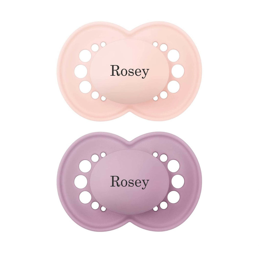 MAM Personalized Pacifier (Pink & Violet) 6+