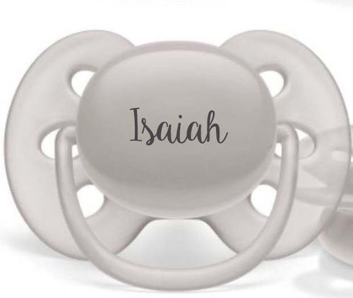 AVENT Personalized Pacifiers (Gray) 6-18
